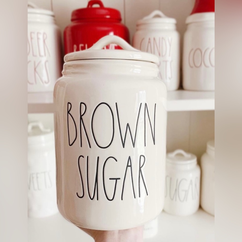Rae Dunn Brown Sugar Large canister